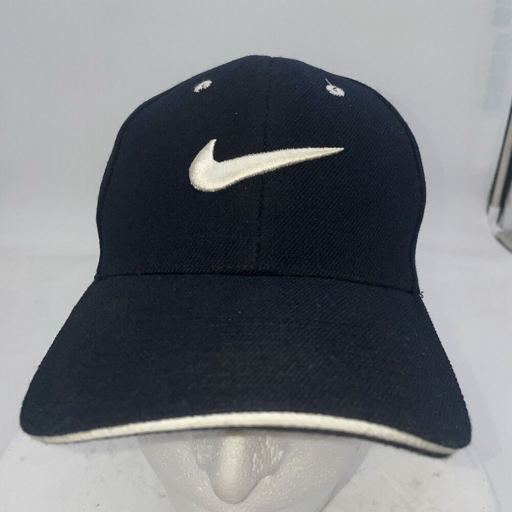 Nike Wool Blend  Black Adjustable Hat Cap Trucker